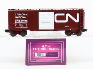 O Gauge 3-Rail MTH 20-93075 CN Canadian National 40' Single Door Box Car #534045