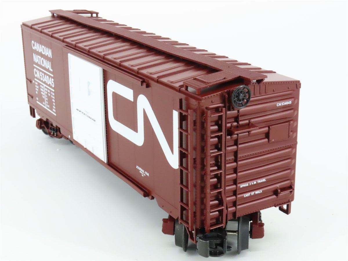 O Gauge 3-Rail MTH 20-93075 CN Canadian National 40&#39; Single Door Box Car #534045
