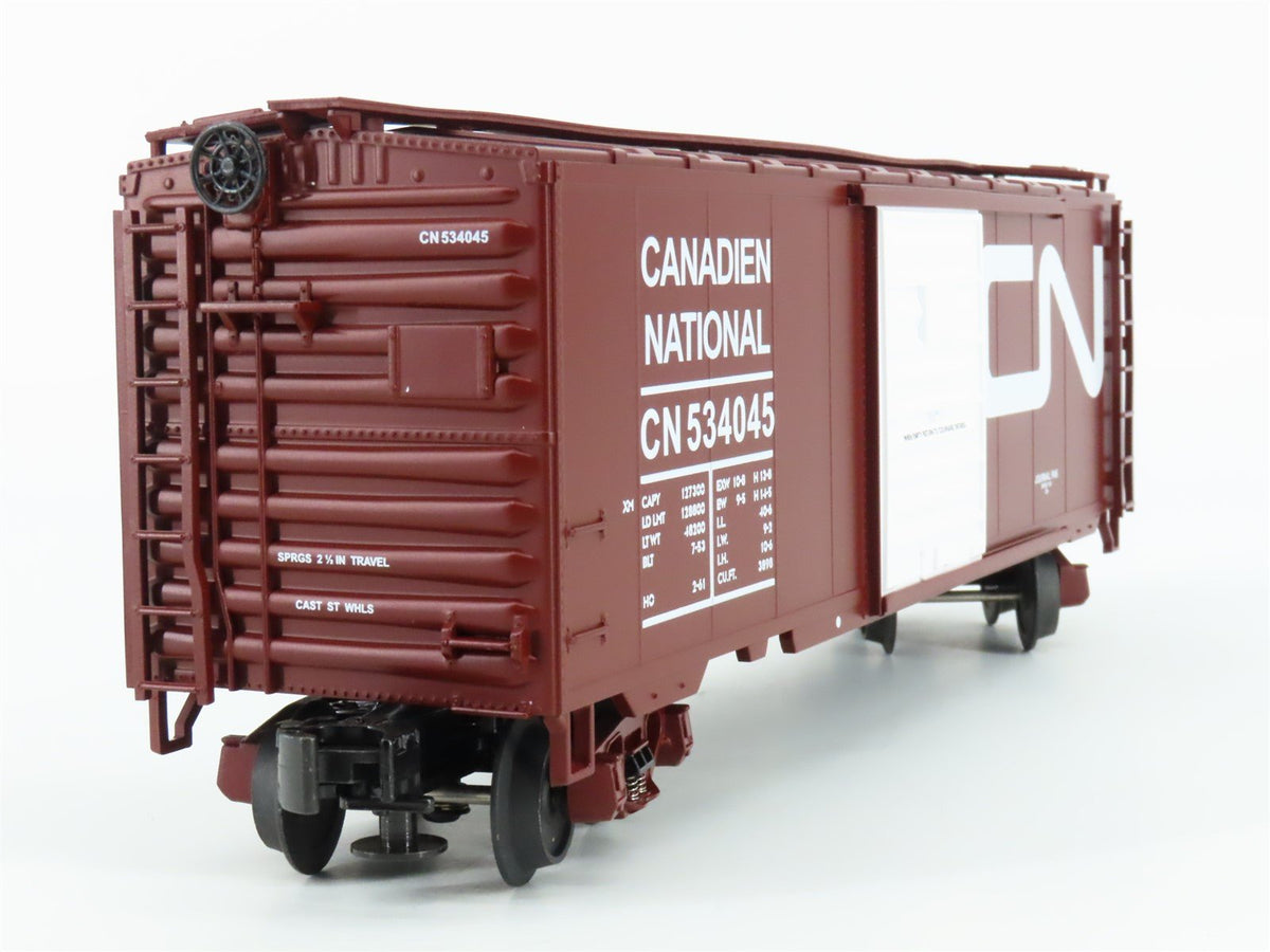 O Gauge 3-Rail MTH 20-93075 CN Canadian National 40&#39; Single Door Box Car #534045