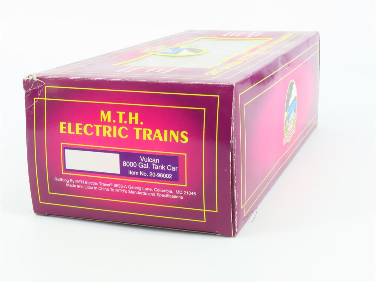 O Gauge 3-Rail MTH 20-96002 VMCX Vulcan Chemicals 8,000 Gallon Tank Car #1203