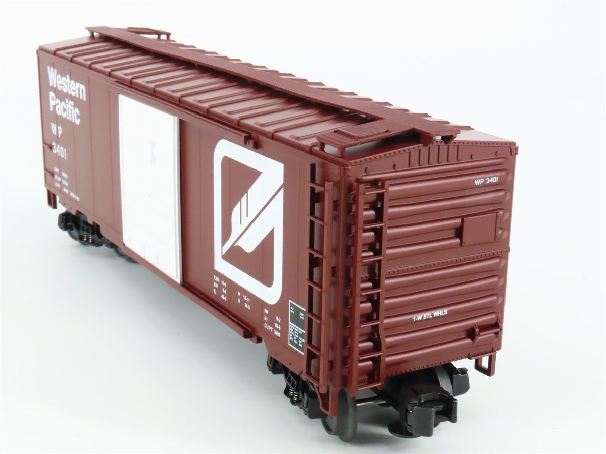 O Gauge 3-Rail MTH 20-93077 WP Western Pacific &quot;Feather&quot; 40&#39; Box Car #3401