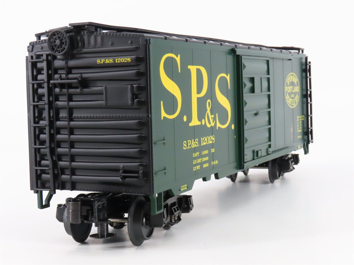 O Gauge 3-Rail MTH 20-93146 SP&amp;S Spokane Portland &amp; Seattle 40&#39; Box Car #12028