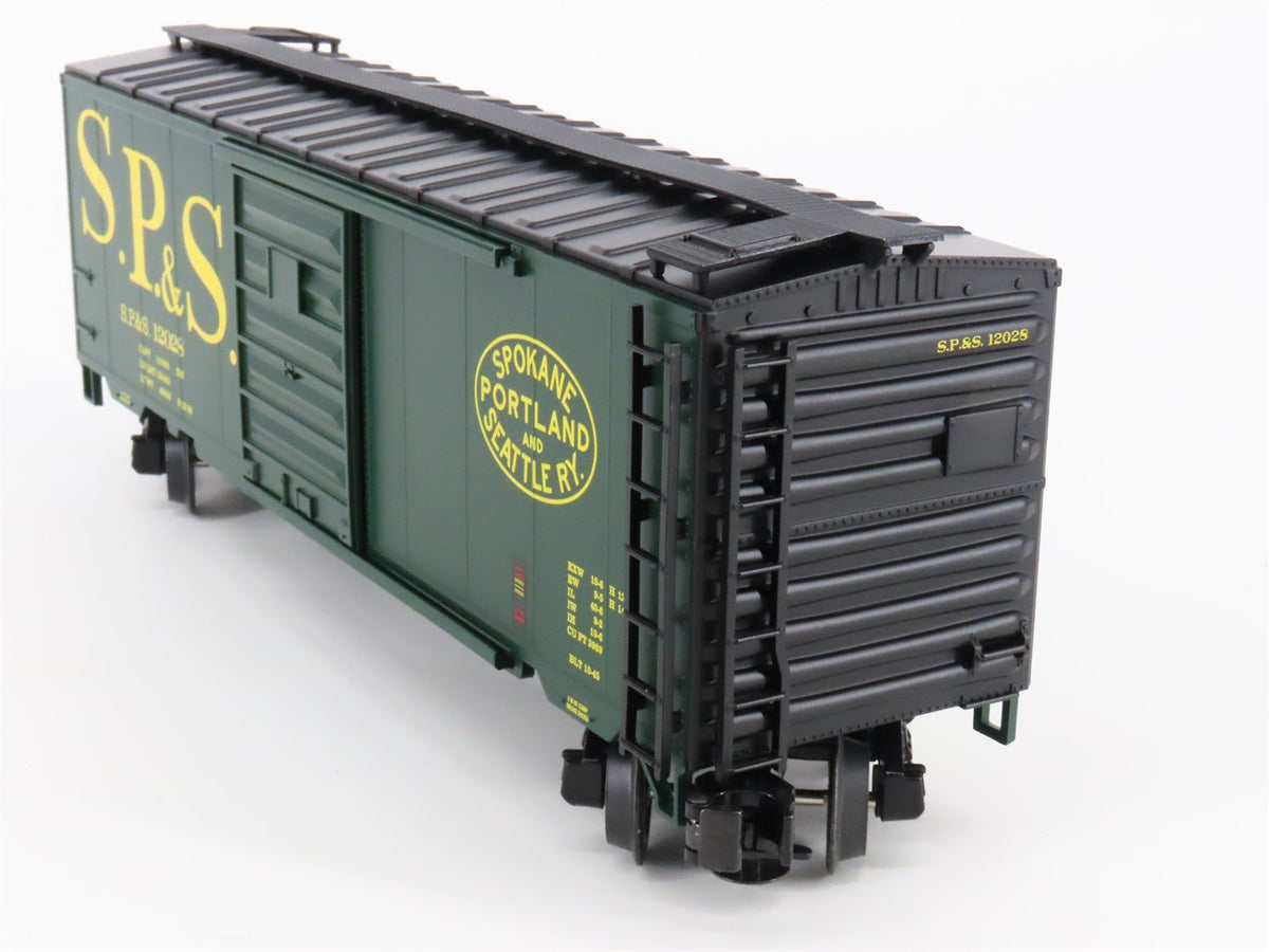 O Gauge 3-Rail MTH 20-93146 SP&amp;S Spokane Portland &amp; Seattle 40&#39; Box Car #12028
