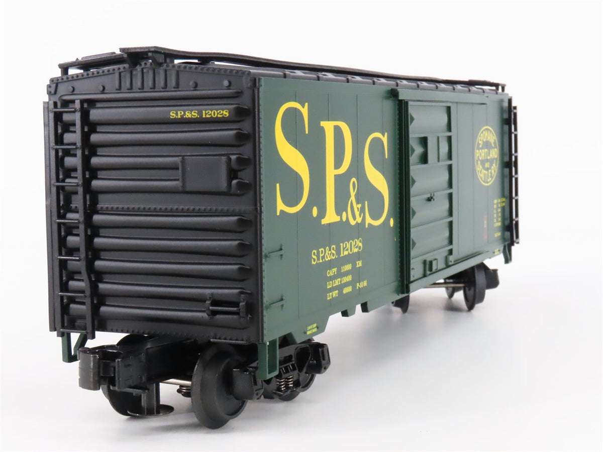 O Gauge 3-Rail MTH 20-93146 SP&amp;S Spokane Portland &amp; Seattle 40&#39; Box Car #12028