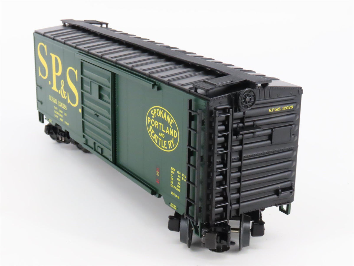 O Gauge 3-Rail MTH 20-93146 SP&amp;S Spokane Portland &amp; Seattle 40&#39; Box Car #12028