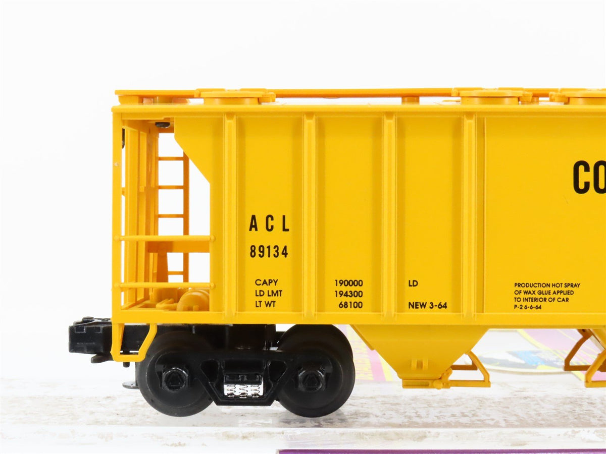 O Gauge 3-Rail MTH 20-97107 ACL Atlantic Coast Line 2-Bay Covered Hopper #89134
