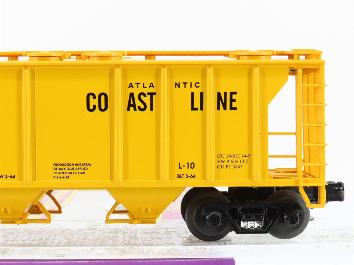 O Gauge 3-Rail MTH 20-97107 ACL Atlantic Coast Line 2-Bay Covered Hopper #89134
