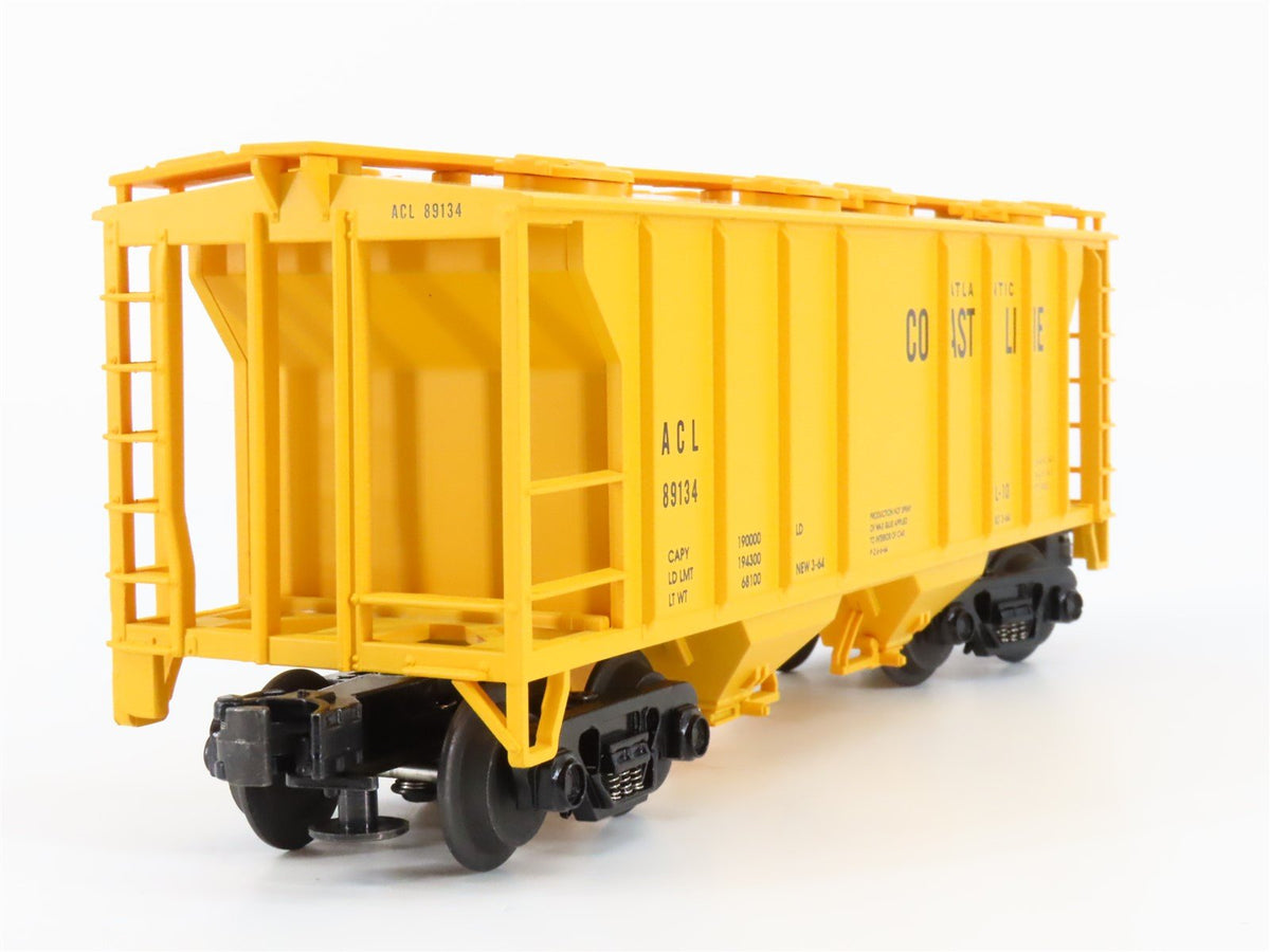 O Gauge 3-Rail MTH 20-97107 ACL Atlantic Coast Line 2-Bay Covered Hopper #89134