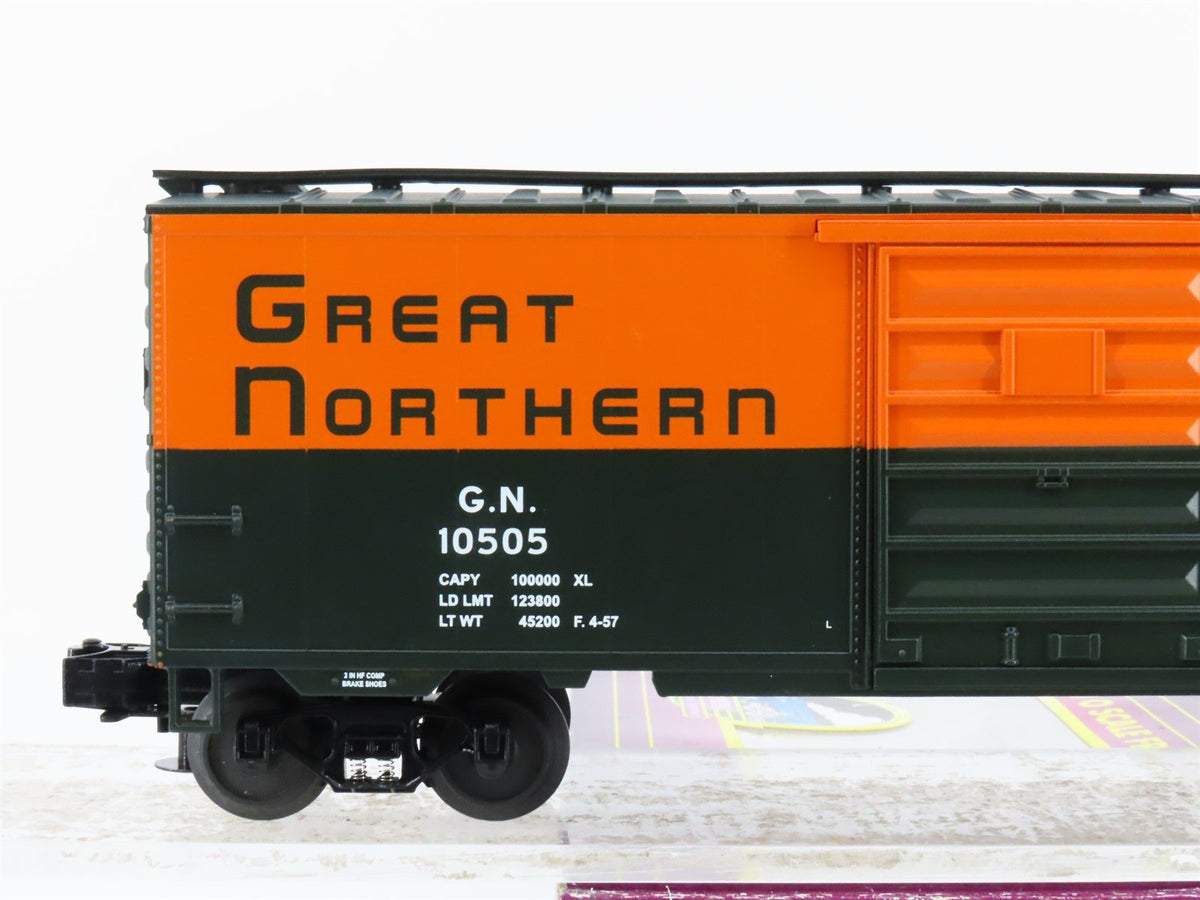 O Gauge 3-Rail MTH 20-93161 GN Great Northern 40&#39; Single Door Box Car #10505