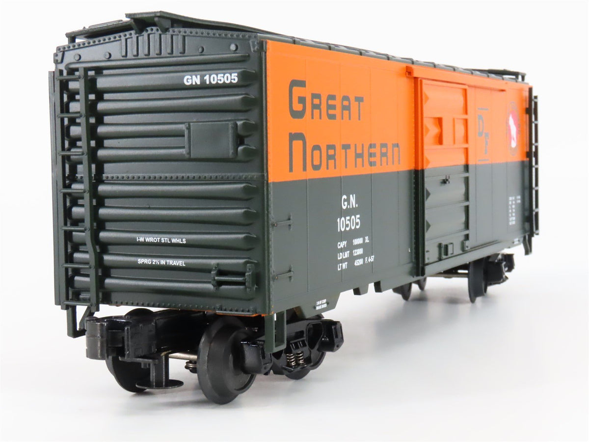 O Gauge 3-Rail MTH 20-93161 GN Great Northern 40&#39; Single Door Box Car #10505