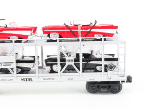 O Gauge 3-Rail Rail King MTH 30-7656 MTH Transport Auto Carrier w/'57 Chevys
