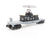 O Gauge 3-Rail Rail King MTH 30-7658 MTH Transport Flatcar w/Flying Helicopter