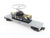 O Gauge 3-Rail Rail King MTH 30-7658 MTH Transport Flatcar w/Flying Helicopter