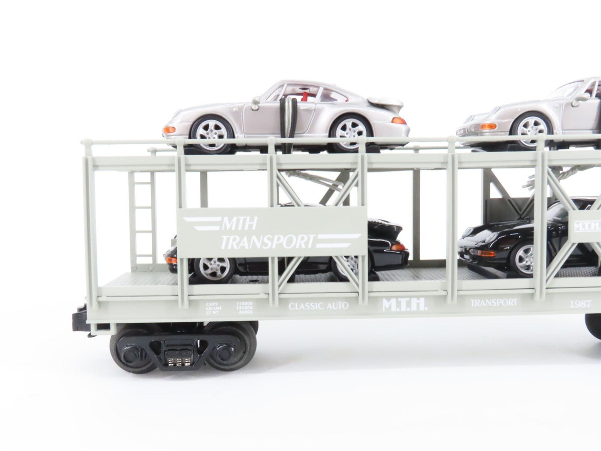 O Gauge 3-Rail Rail King MTH 30-76031 MTH Transport Auto Carrier w/Porsches 1987
