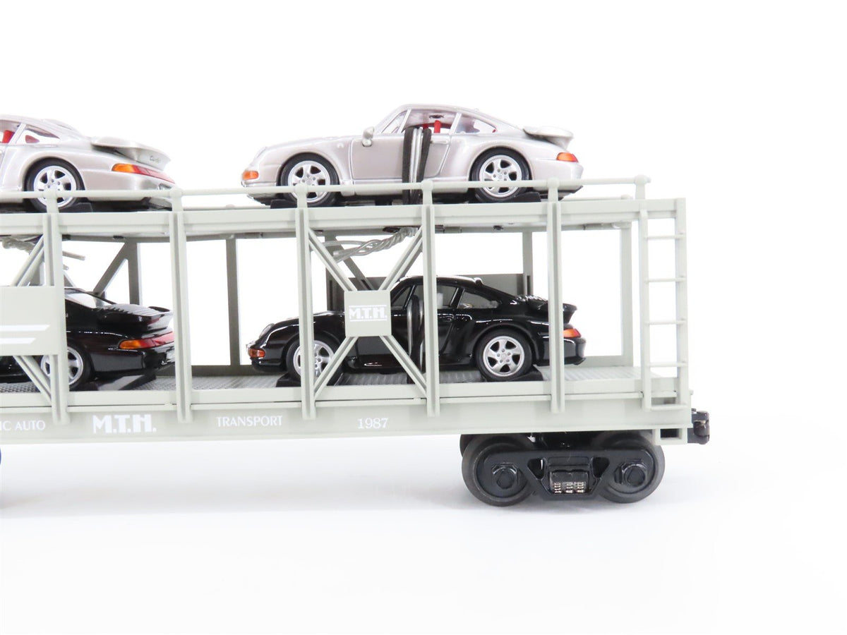 O Gauge 3-Rail Rail King MTH 30-76031 MTH Transport Auto Carrier w/Porsches 1987