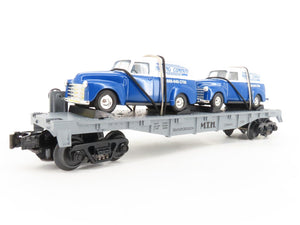 O Gauge 3-Rail Rail King MTH 30-7647 MTH Transport Flat Car w/Panel Trucks 1950