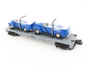O Gauge 3-Rail Rail King MTH 30-7647 MTH Transport Flat Car w/Panel Trucks 1950