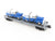 O Gauge 3-Rail Rail King MTH 30-7647 MTH Transport Flat Car w/Panel Trucks 1950