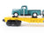 O Gauge 3-Rail Rail King MTH 30-8312 CNW Die Cast Flat car w/Ford PIckups 46557