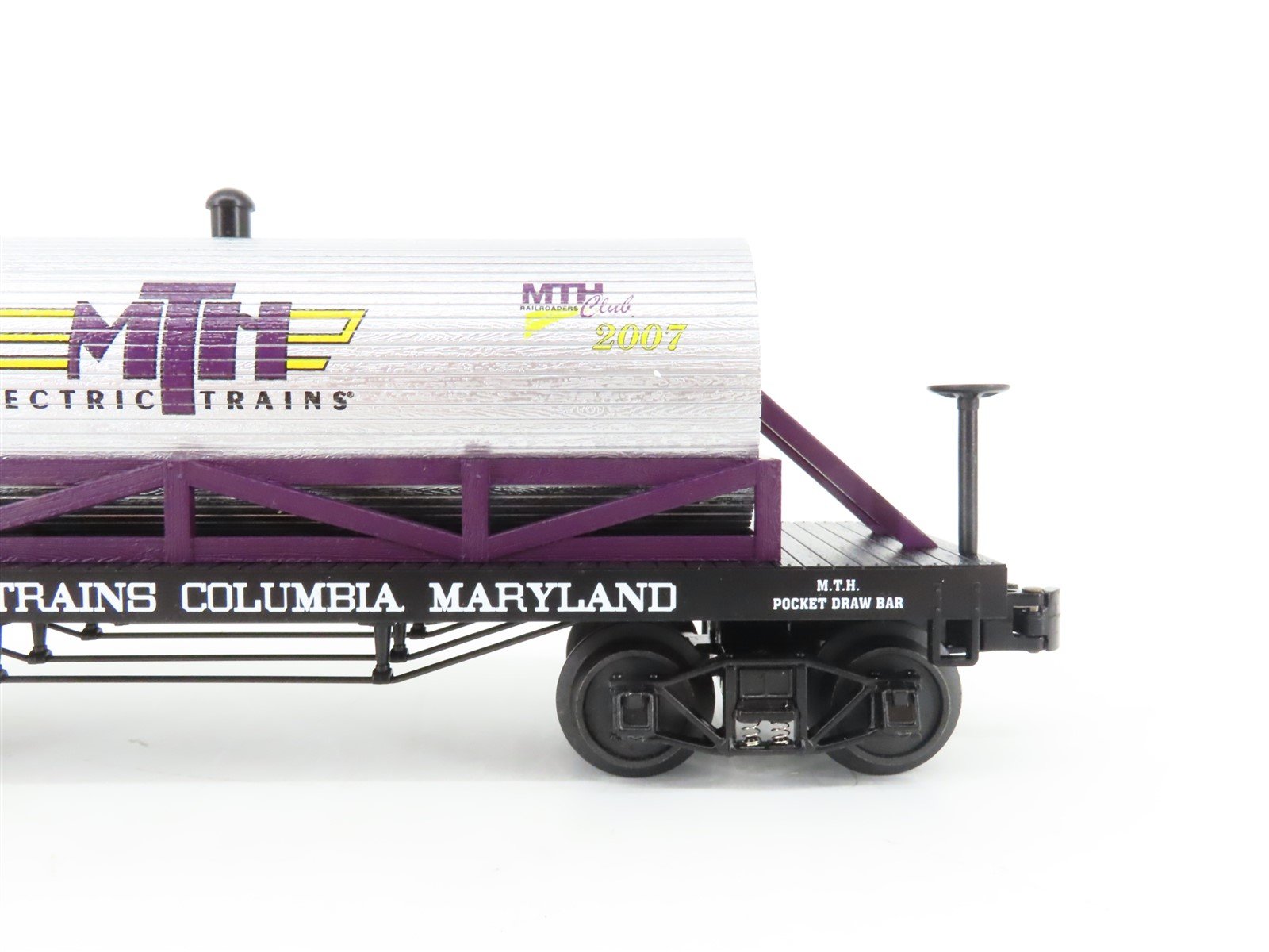 O Gauge 3-Rail Rail King MTH 30-73235 MTHRRC 2007 19th Century Wooden Tank Car