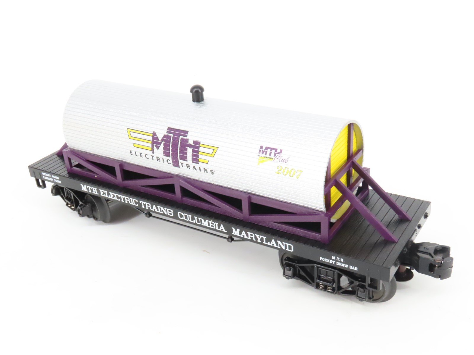 O Gauge 3-Rail Rail King MTH 30-73235 MTHRRC 2007 19th Century Wooden Tank Car