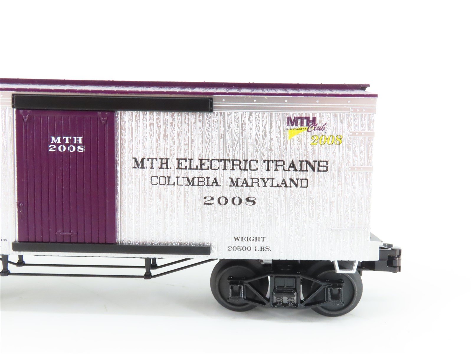 O Gauge 3-Rail Rail King MTH 30-74488 MTHRRC 2008 19th Century 34' Box Car