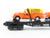 O Gauge 3-Rail Rail King MTH 30-7681 MTH Flat Car w/ '51 Panel Vans #1951