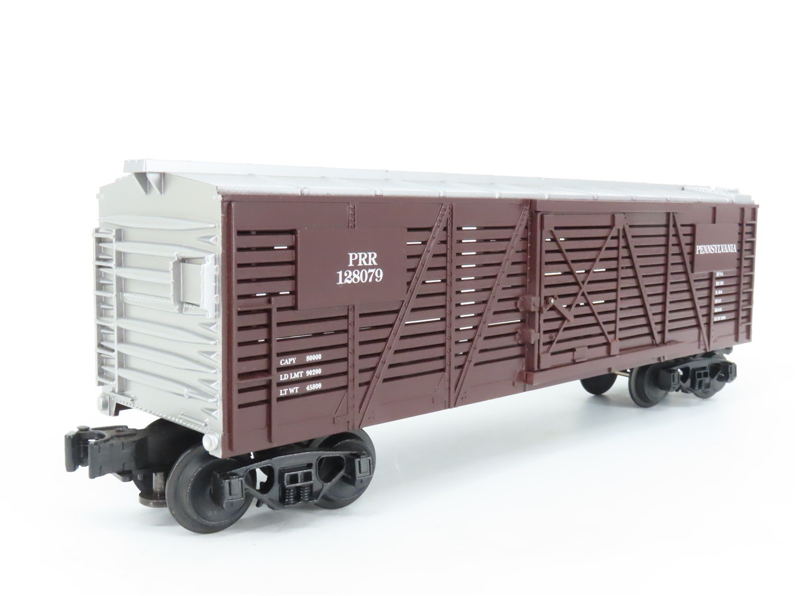 O Gauge 3-Rail Rail King MTH RK-7105L PRR Pennsylvania Stock Car #128079