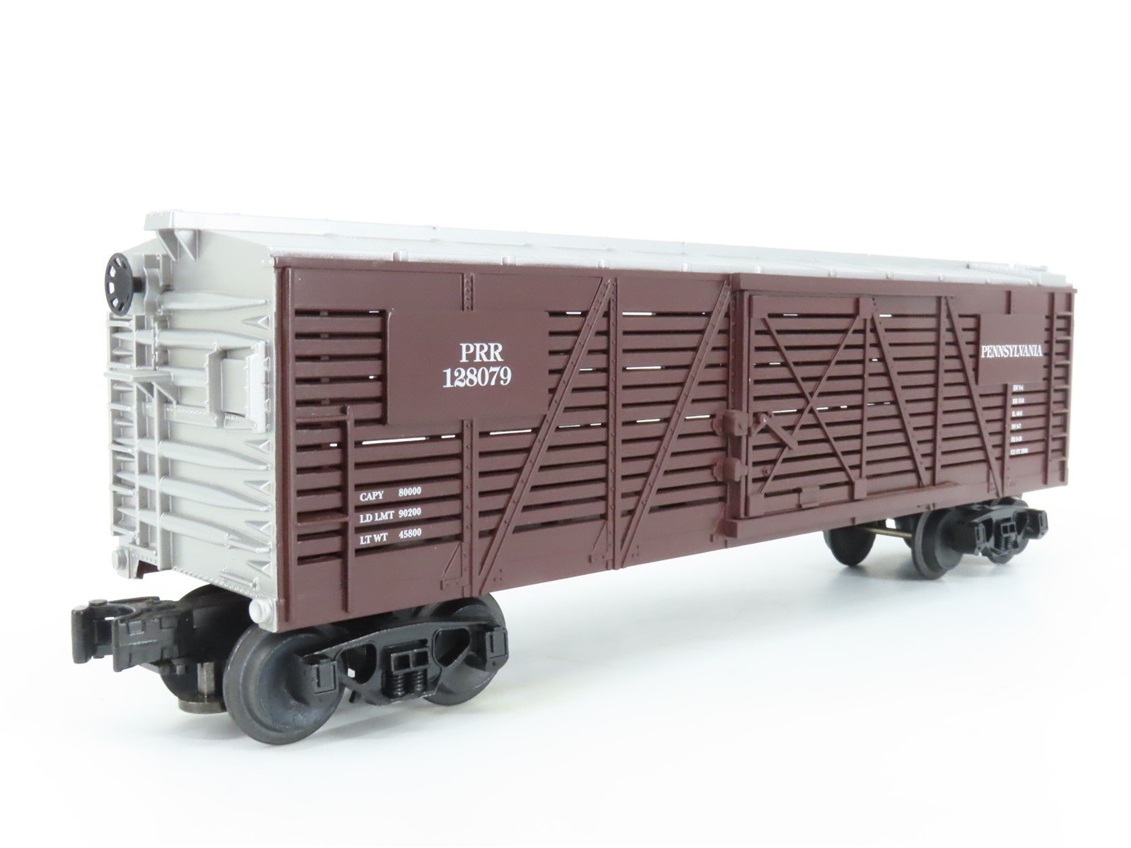O Gauge 3-Rail Rail King MTH RK-7105L PRR Pennsylvania Stock Car #128079