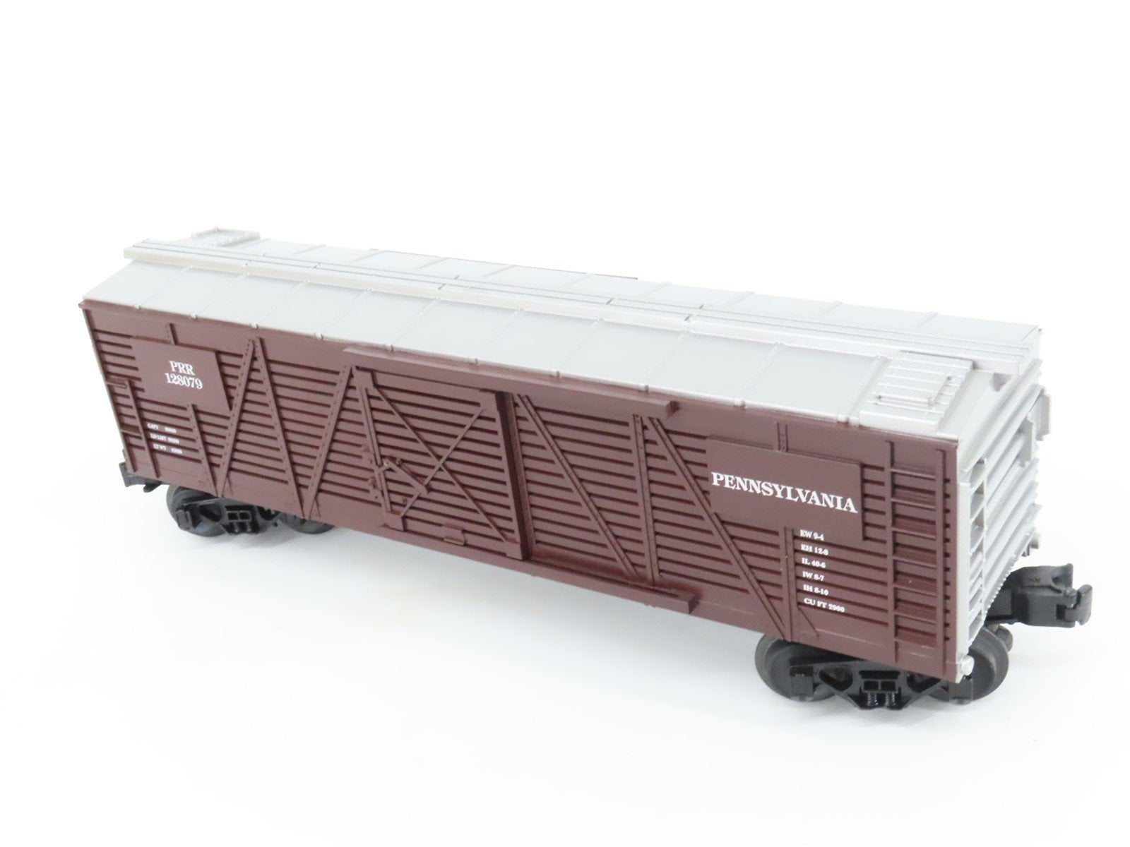 O Gauge 3-Rail Rail King MTH RK-7105L PRR Pennsylvania Stock Car #128079