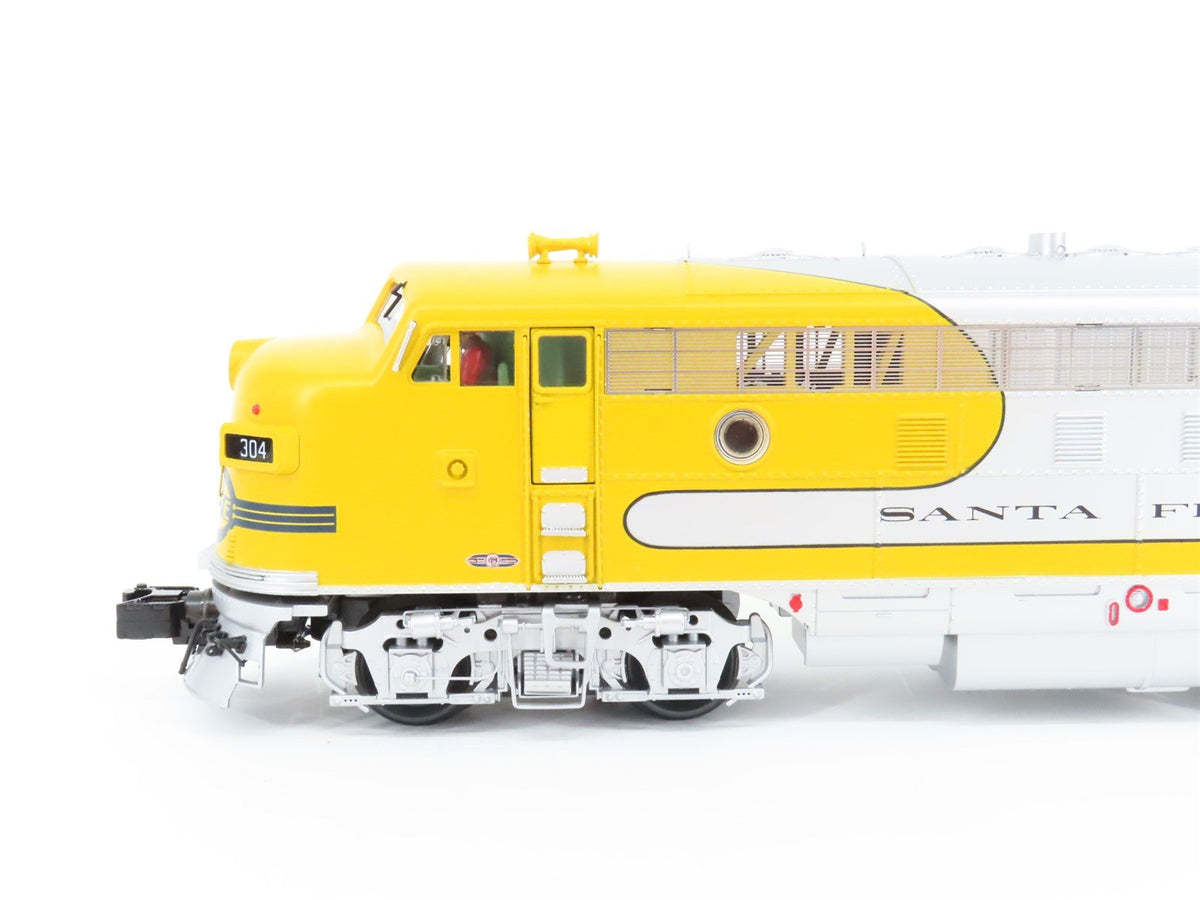 O Gauge 3-Rail MTH 20-80006A ATSF Santa Fe F7 A/B/A Diesel Loco Set w/ Sound