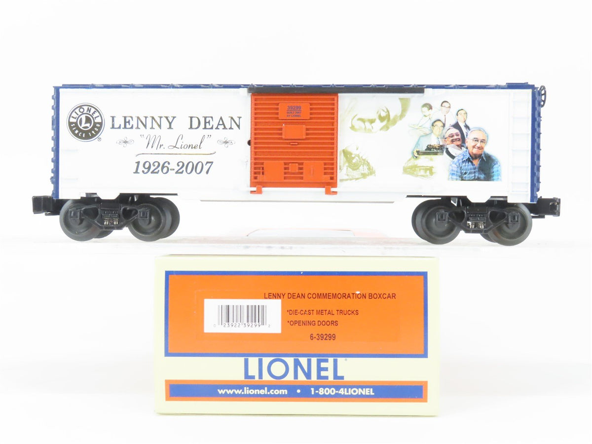 O Gauge 3-Rail Lionel 6-39299 Lenny Dean Commemoration Box Car #1926-2007