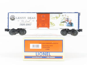 O Gauge 3-Rail Lionel 6-39299 Lenny Dean Commemoration Box Car #1926-2007