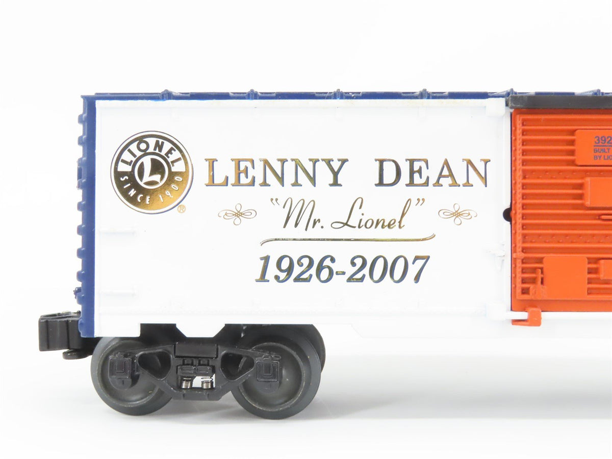 O Gauge 3-Rail Lionel 6-39299 Lenny Dean Commemoration Box Car #1926-2007