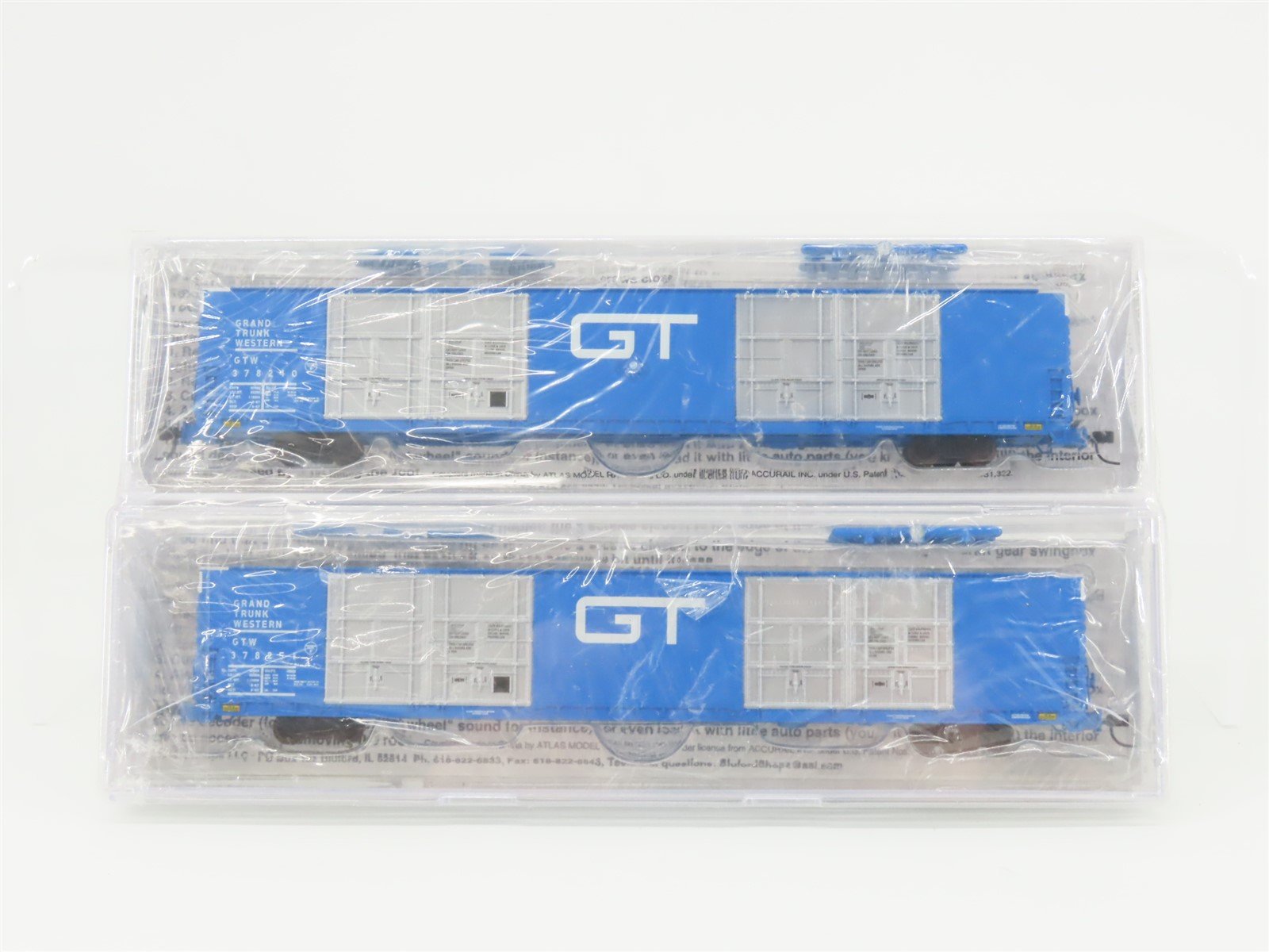 N Bluford Shops 87152 GTW Grand Trunk Western Auto Parts Box Car 2-Pack Sealed