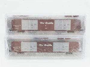 N Bluford Shops 87162 D&RGW Rio Grande 86' Auto Parts Box Car 2-Pack Sealed