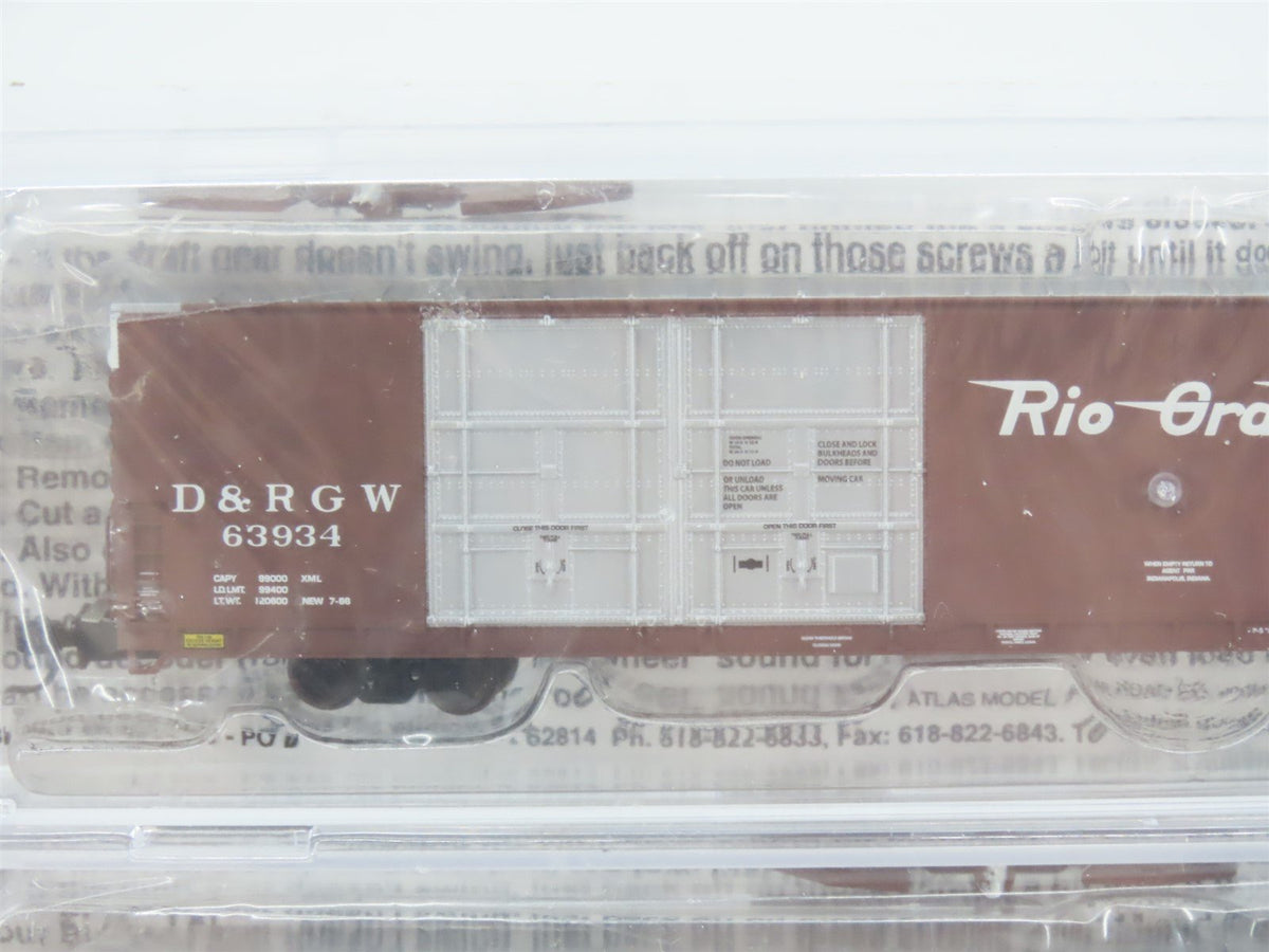 N Bluford Shops 87162 D&amp;RGW Rio Grande 86&#39; Auto Parts Box Car 2-Pack Sealed