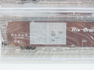 N Bluford Shops 87162 D&RGW Rio Grande 86' Auto Parts Box Car 2-Pack Sealed