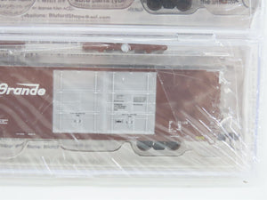 N Bluford Shops 87162 D&RGW Rio Grande 86' Auto Parts Box Car 2-Pack Sealed
