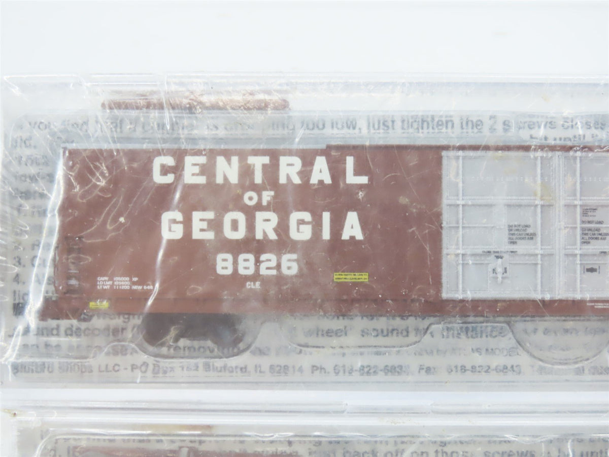 N Bluford Shops 86252 CG Central of Georgia 86&#39; Auto Parts Box Car 2-Pack Sealed