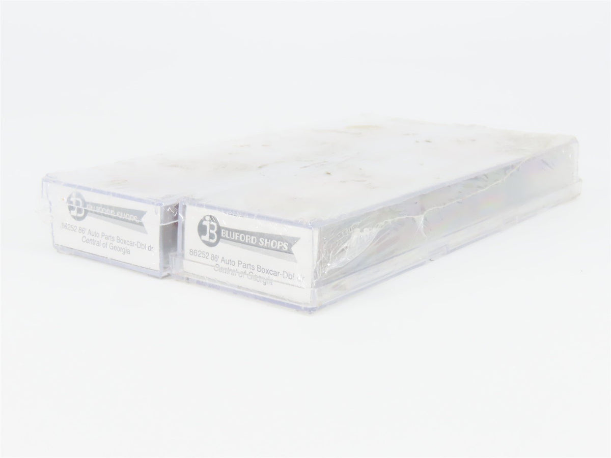 N Bluford Shops 86252 CG Central of Georgia 86&#39; Auto Parts Box Car 2-Pack Sealed