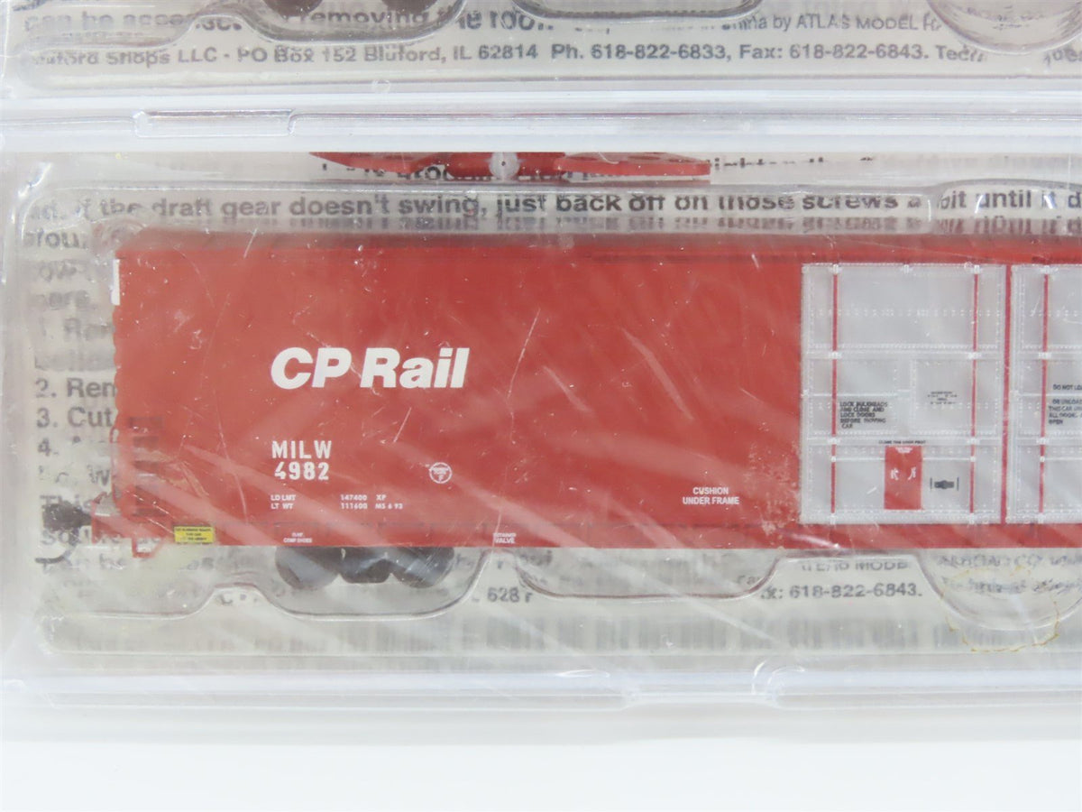 N Scale Bluford Shops 86212 MILW CP Rail 86&#39; Auto Parts Box Car 2-Pack Sealed