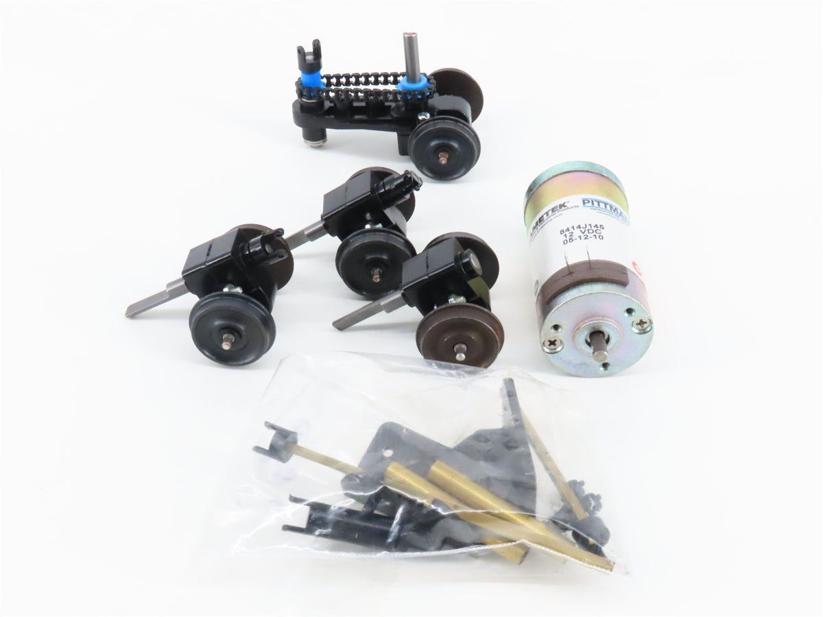 O Scale P&amp;D Hobby Shop 2300K Ametek Pittman 4 Wheel Universal Drive Kit