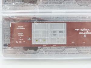 N Bluford Shops 87212 IC Illinois Central 86' Auto Parts Box Car 2-Pack Sealed