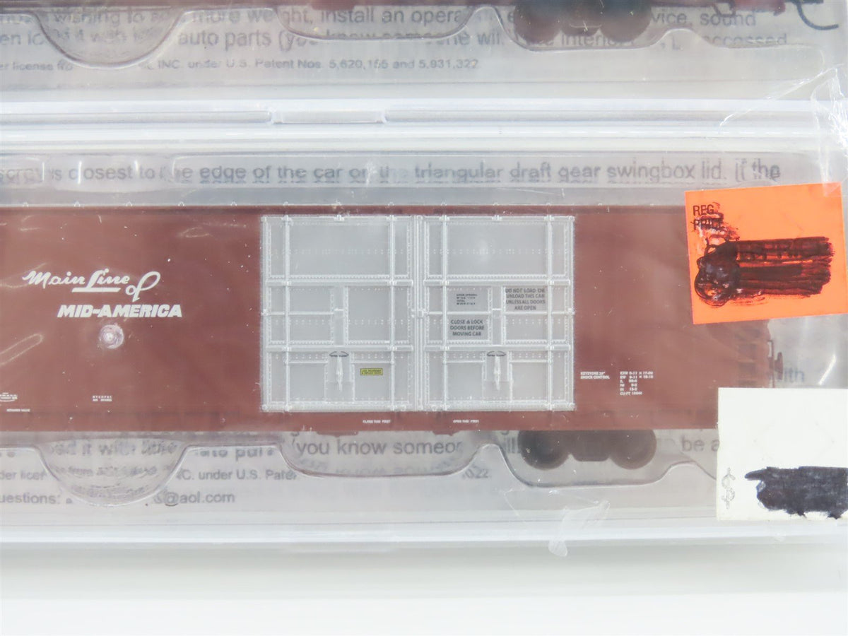 N Bluford Shops 87212 IC Illinois Central 86&#39; Auto Parts Box Car 2-Pack Sealed