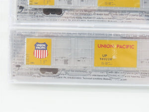 N Bluford Shops 87192 UP Union Pacific 86' Auto Parts Box Car 2-Pack Sealed