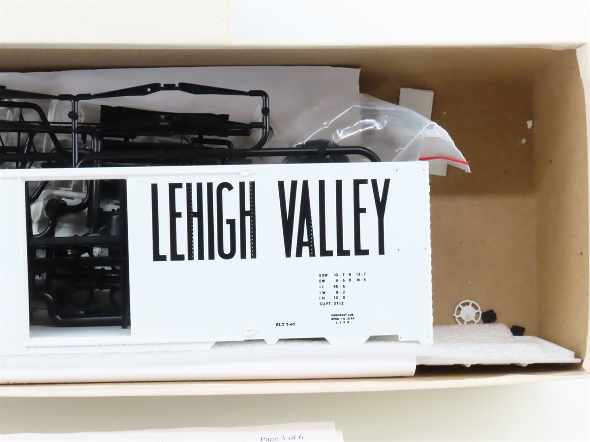 O Scale 2-Rail Intermountain OBLV3559 LV Lehigh Valley 40&#39; Boxcar #61559 Kit
