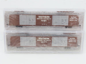 N Scale Bluford Shops 87112 SOU Southern 86' Auto Parts Box Car 2-Pack Sealed