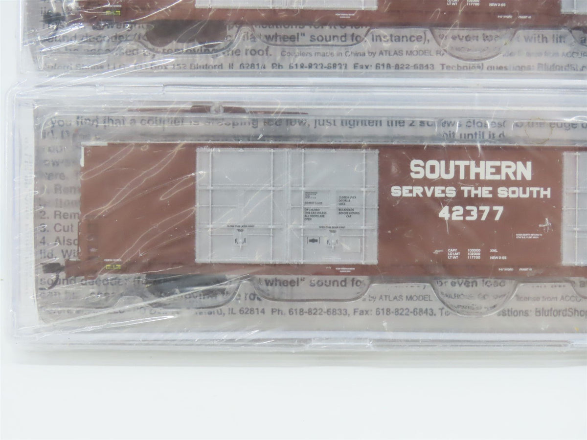 N Scale Bluford Shops 87112 SOU Southern 86&#39; Auto Parts Box Car 2-Pack Sealed