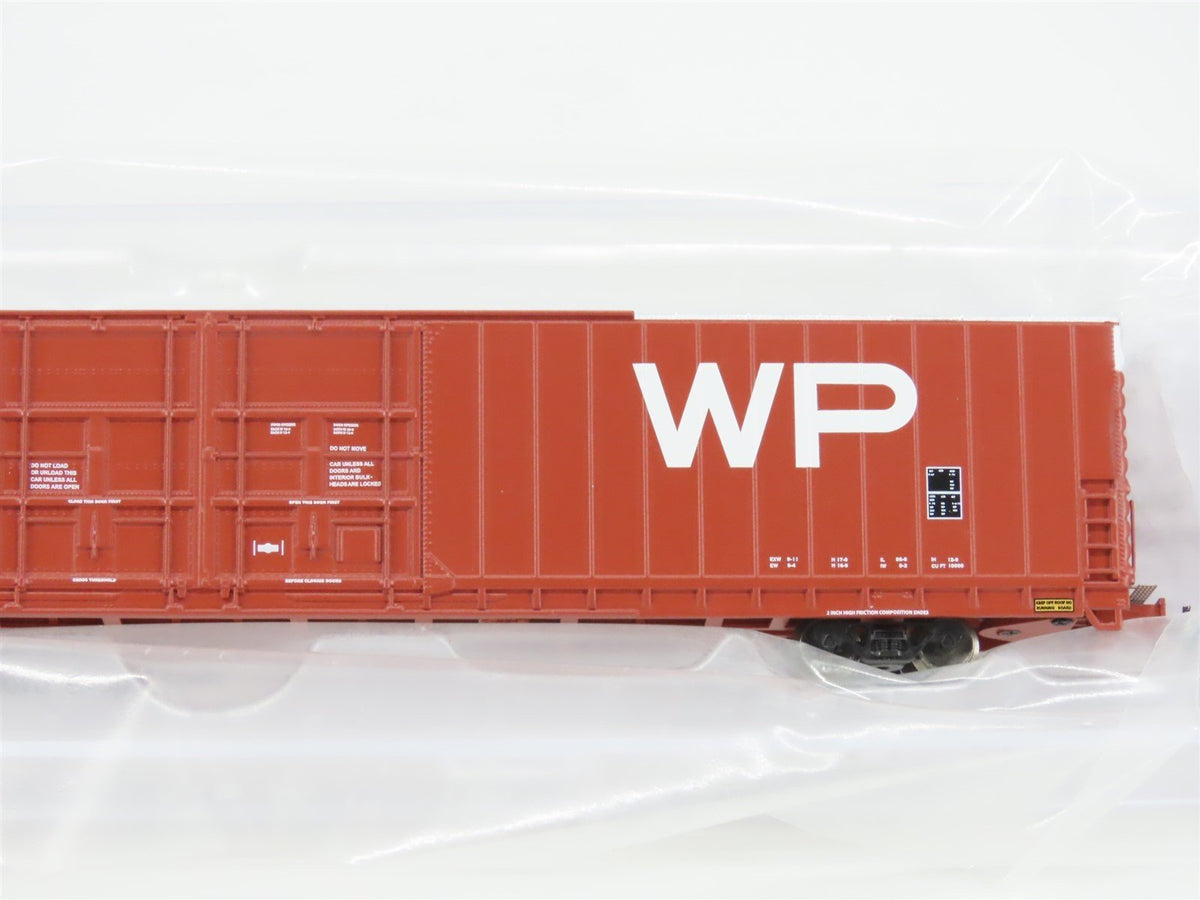 N Scale Bluford Shops 86681 WP Western Pacific 86&#39; Auto Parts Box Car #86077